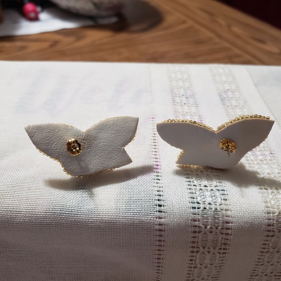 Stunning Vintage 1990's Avon "Sequin Sparkle" Pierced Earrings - Picture 5 of 7